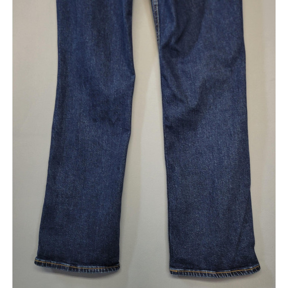 Old Navy Jeans Mens 32x32 Blue Boot Cut Built In Tough Flex Dark Wash Outdoors - Picture 13 of 15